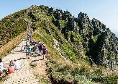 Photographe d'illustration pour la presse magazine en tourisme, patrimoine, voyage. Volcan des monts Dore. Le Puy de Sancy (63).
