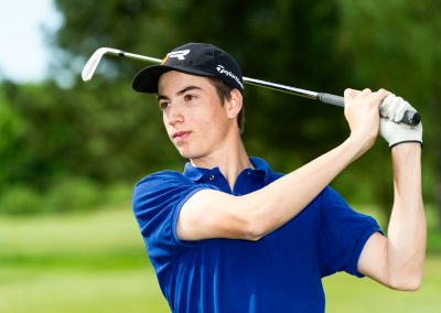 Portrait de Charles Larcelet, Golf, pour la presse magazine