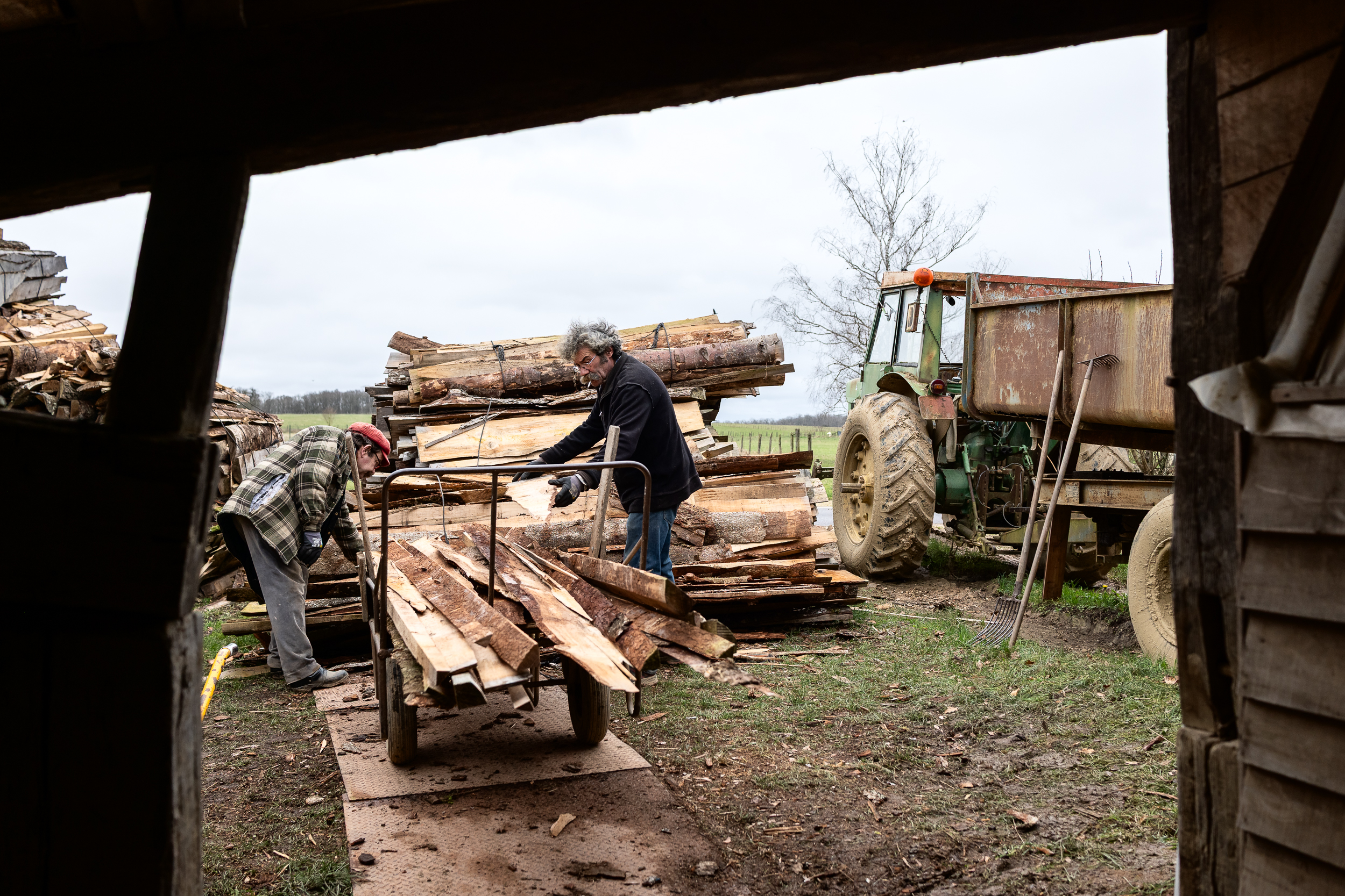 Reportage photo pour les magazines. La tuilerie Royer à Soulaines Dhuys.