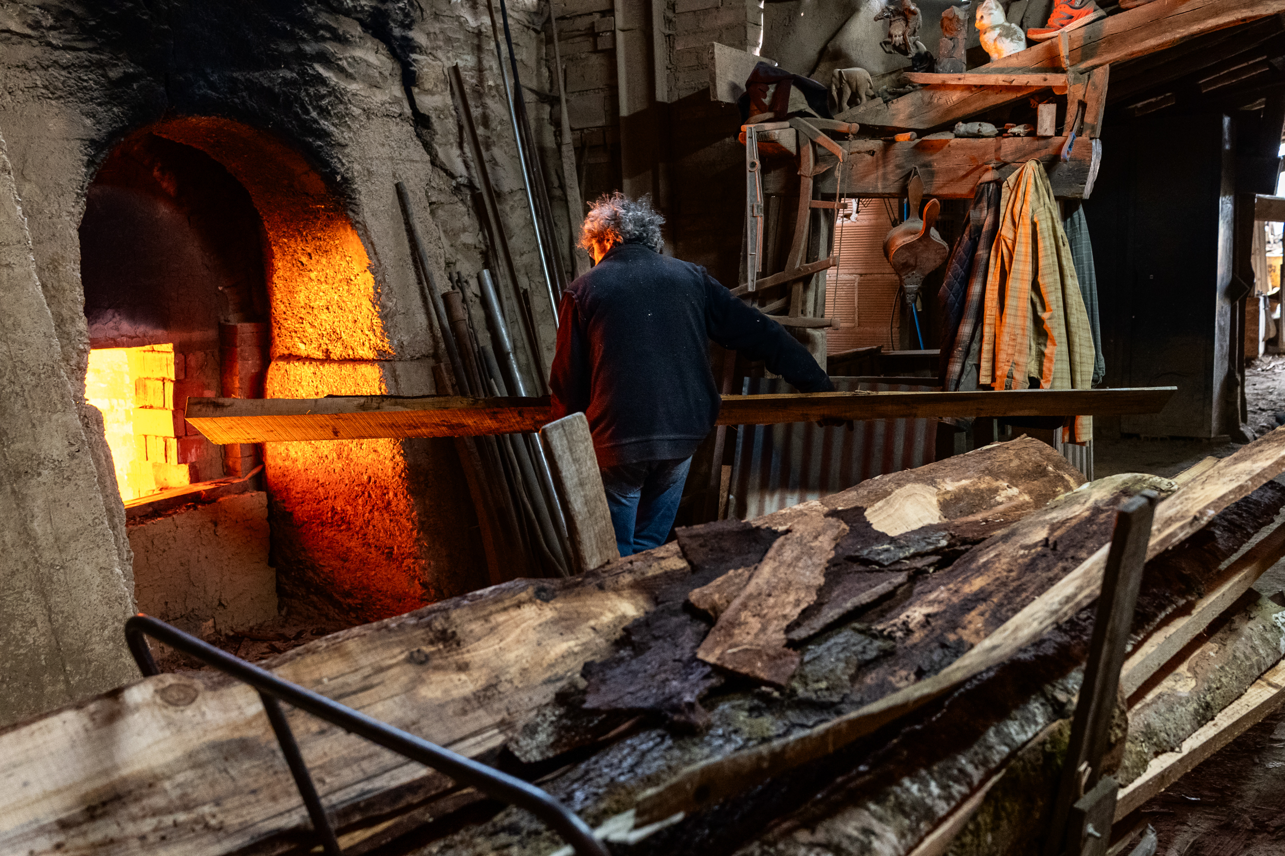 Reportage photo pour les magazines. La tuilerie Royer à Soulaines Dhuys.