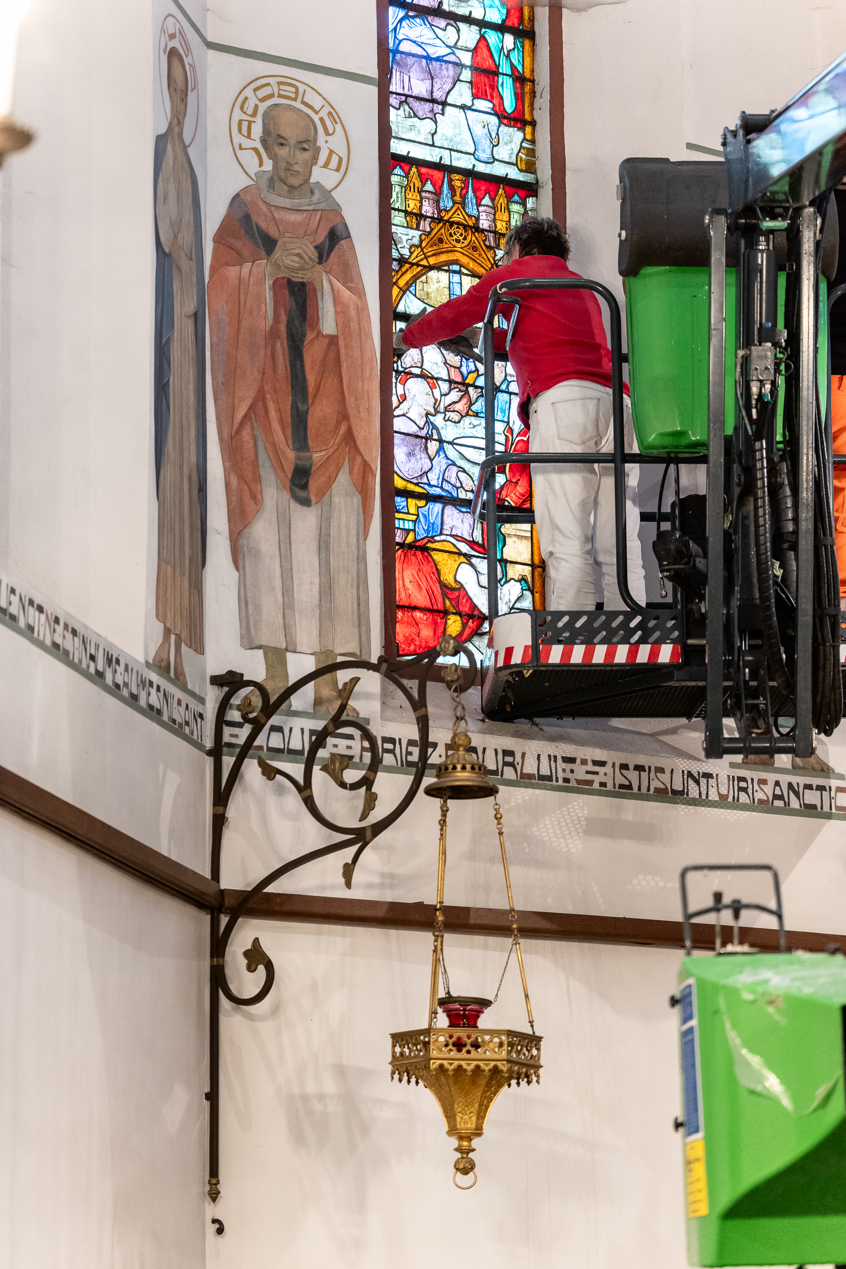 Reportage photo pour les magazines. Cécile Boël, Maître verrier