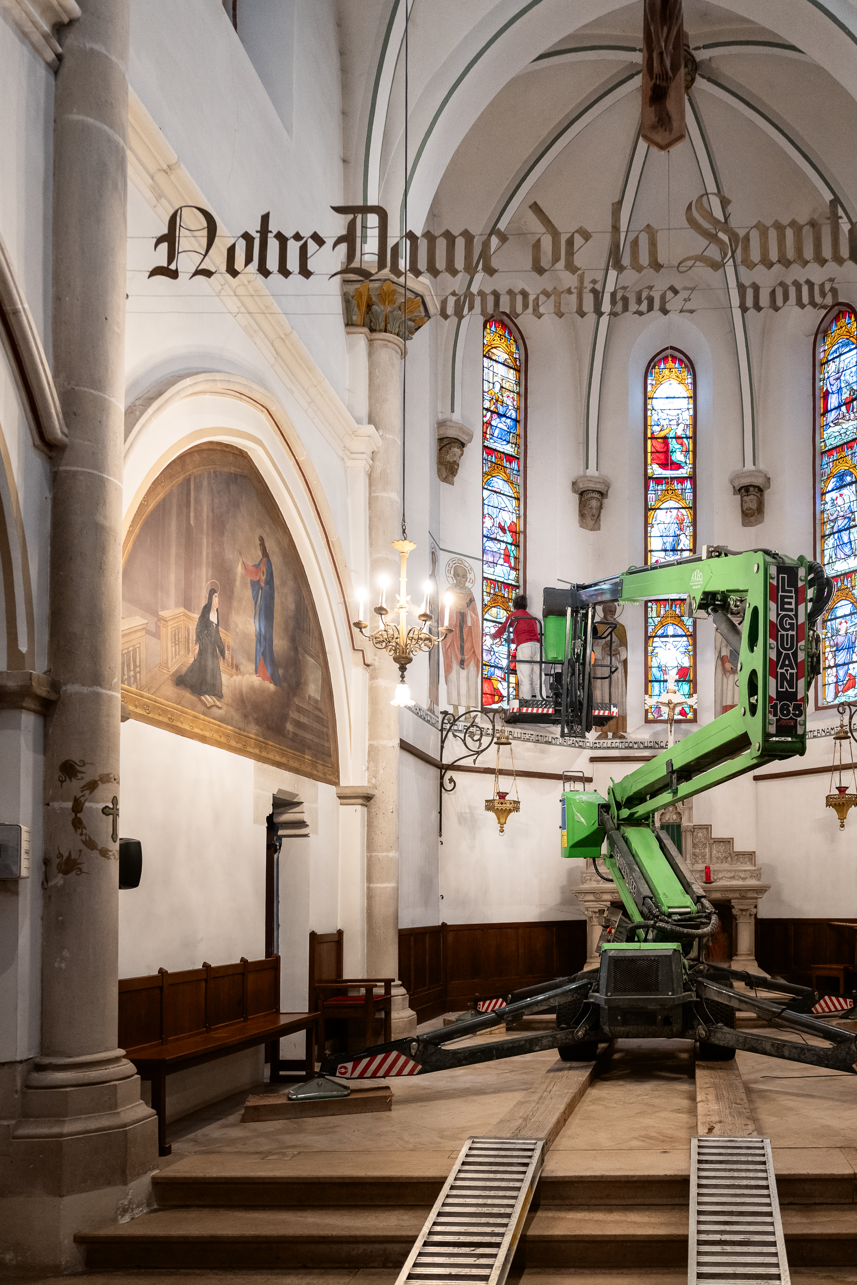 Reportage photo pour les magazines. Cécile Boël, Maître verrier