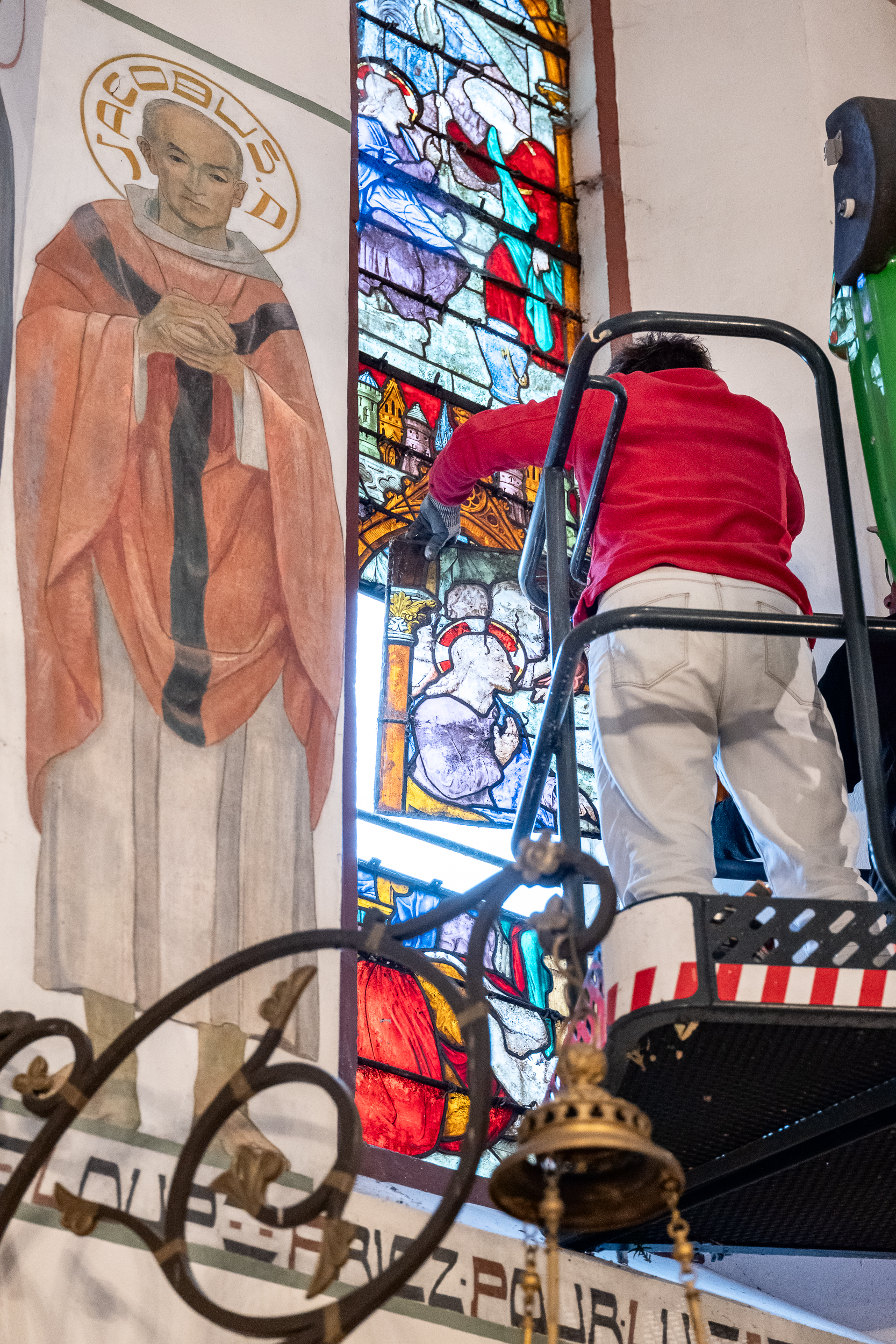 Reportage photo pour les magazines. Cécile Boël, Maître verrier