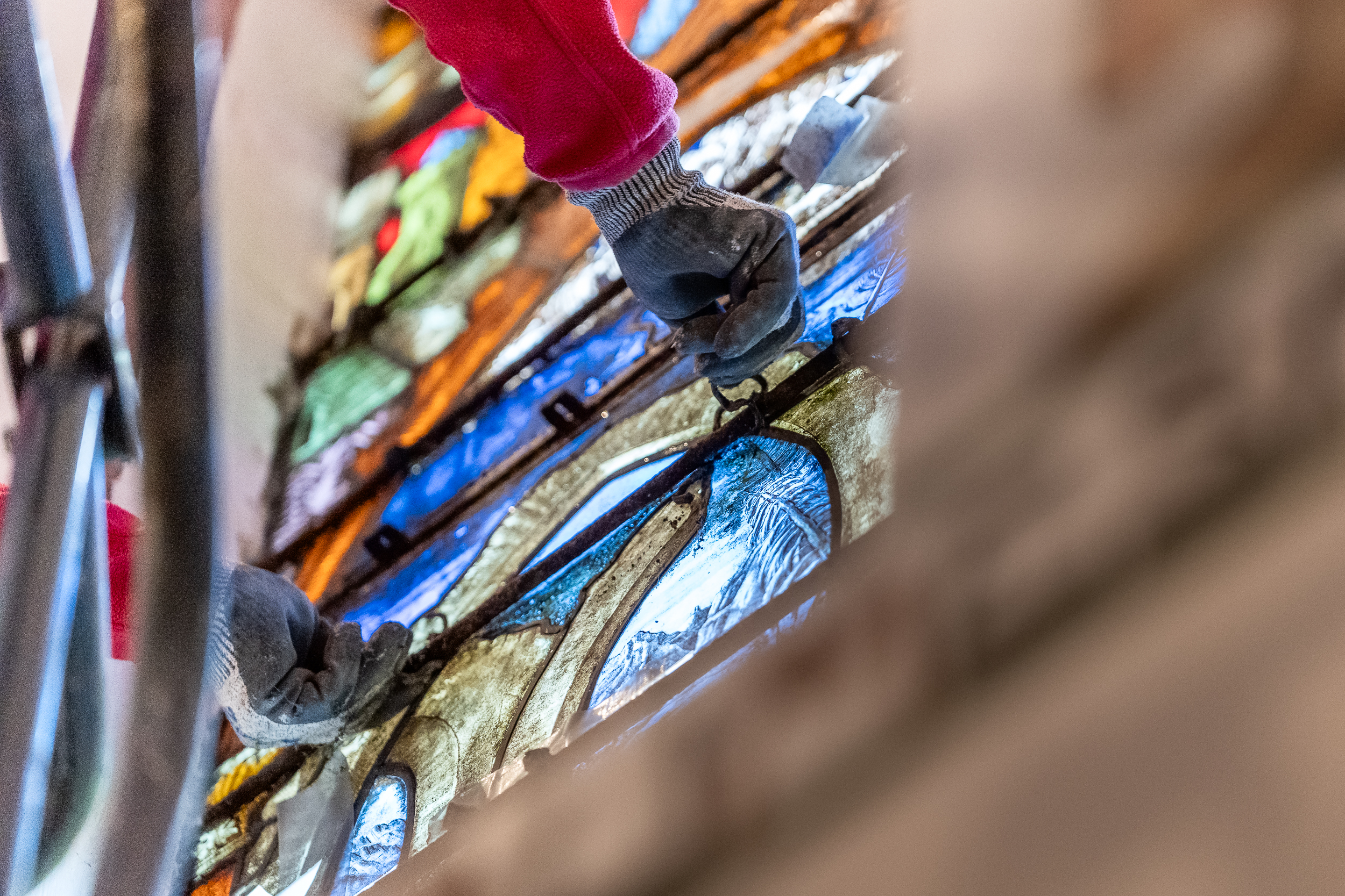 Reportage photo pour les magazines. Cécile Boël, Maître verrier