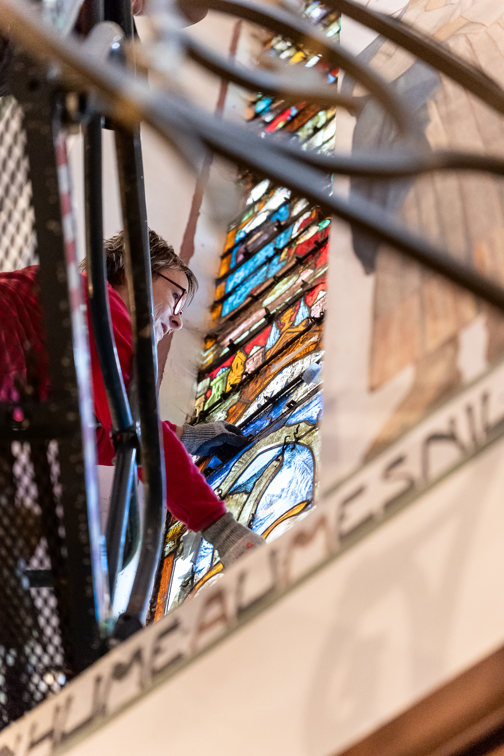 Reportage photo pour les magazines. Cécile Boël, Maître verrier