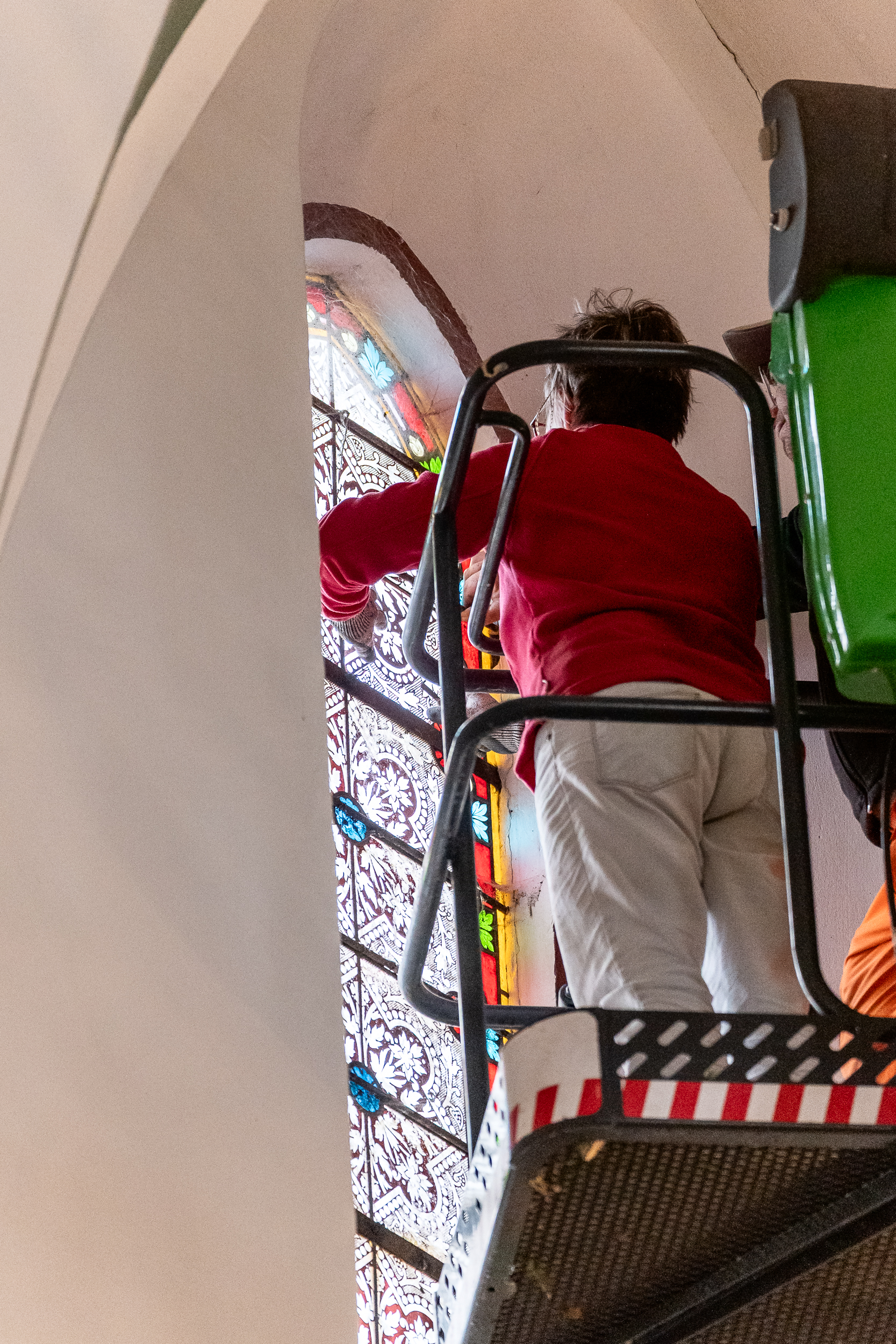 Reportage photo pour les magazines. Cécile Boël, Maître verrier