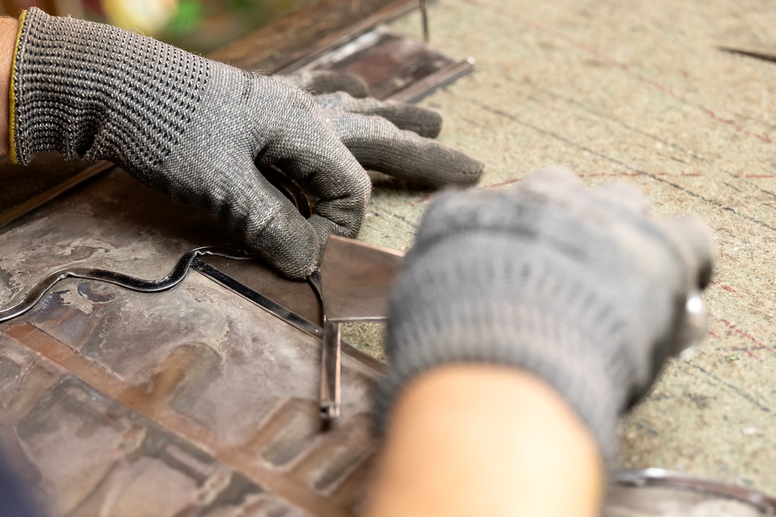 Reportage photo pour les magazines. Cécile Boël, Maître verrier