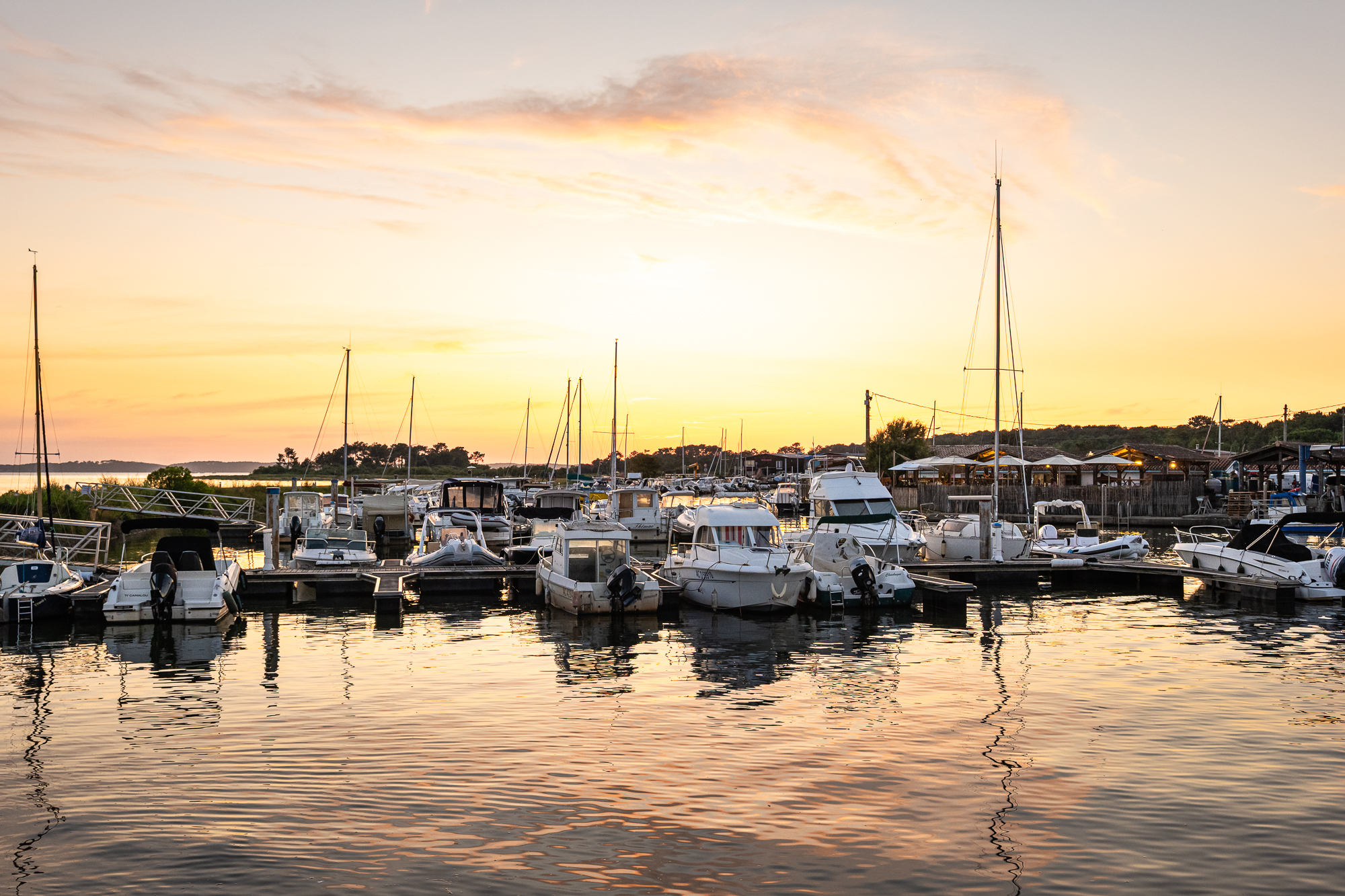 Photographe de tourisme et voyage. Port de plaisance et ostréicole d'Andernos-les-Bains