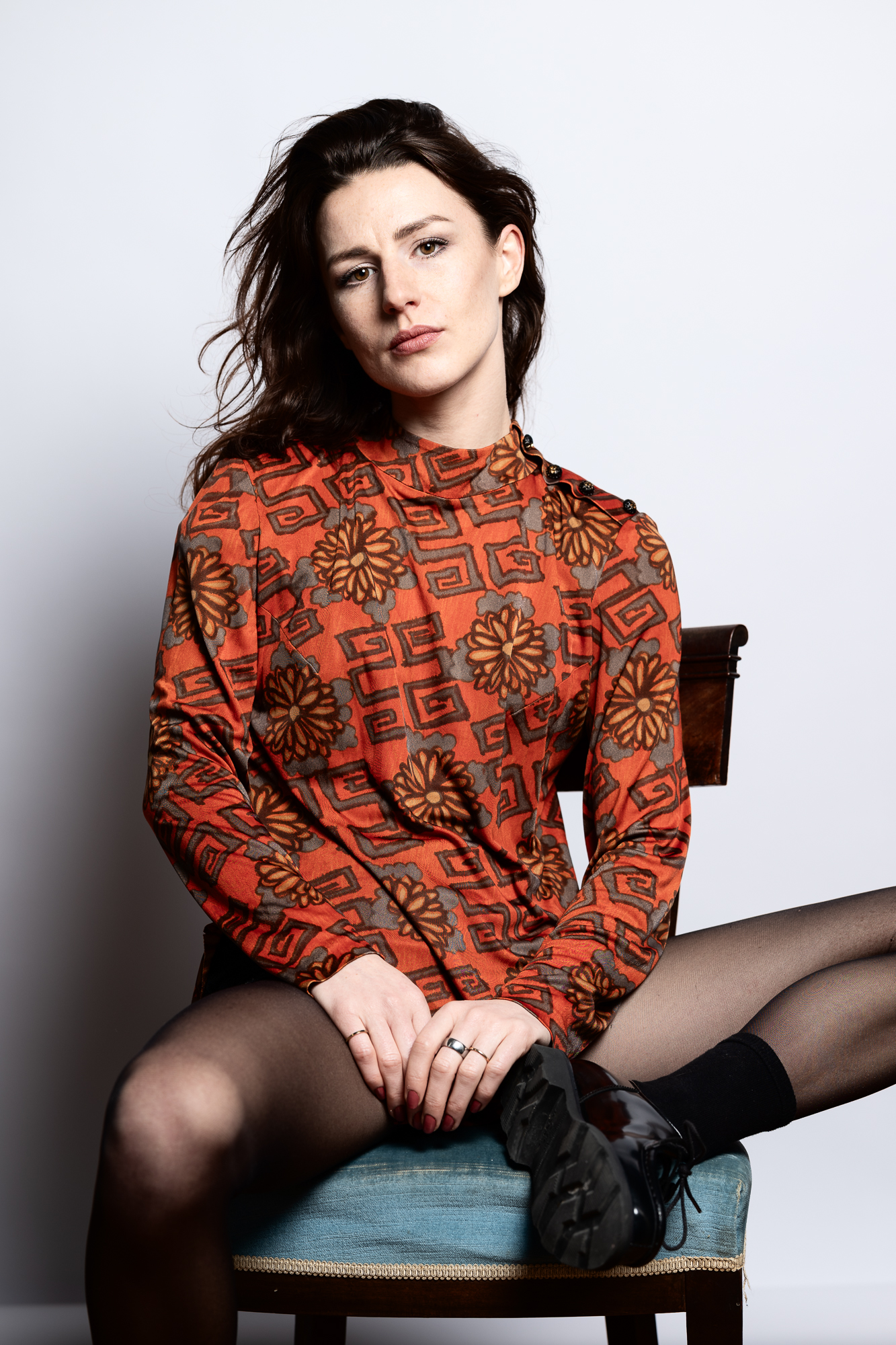 Photographe Portrait Éditorial. Eugénie (Maljo) Pouillot, comédienne et metteuse en scène.