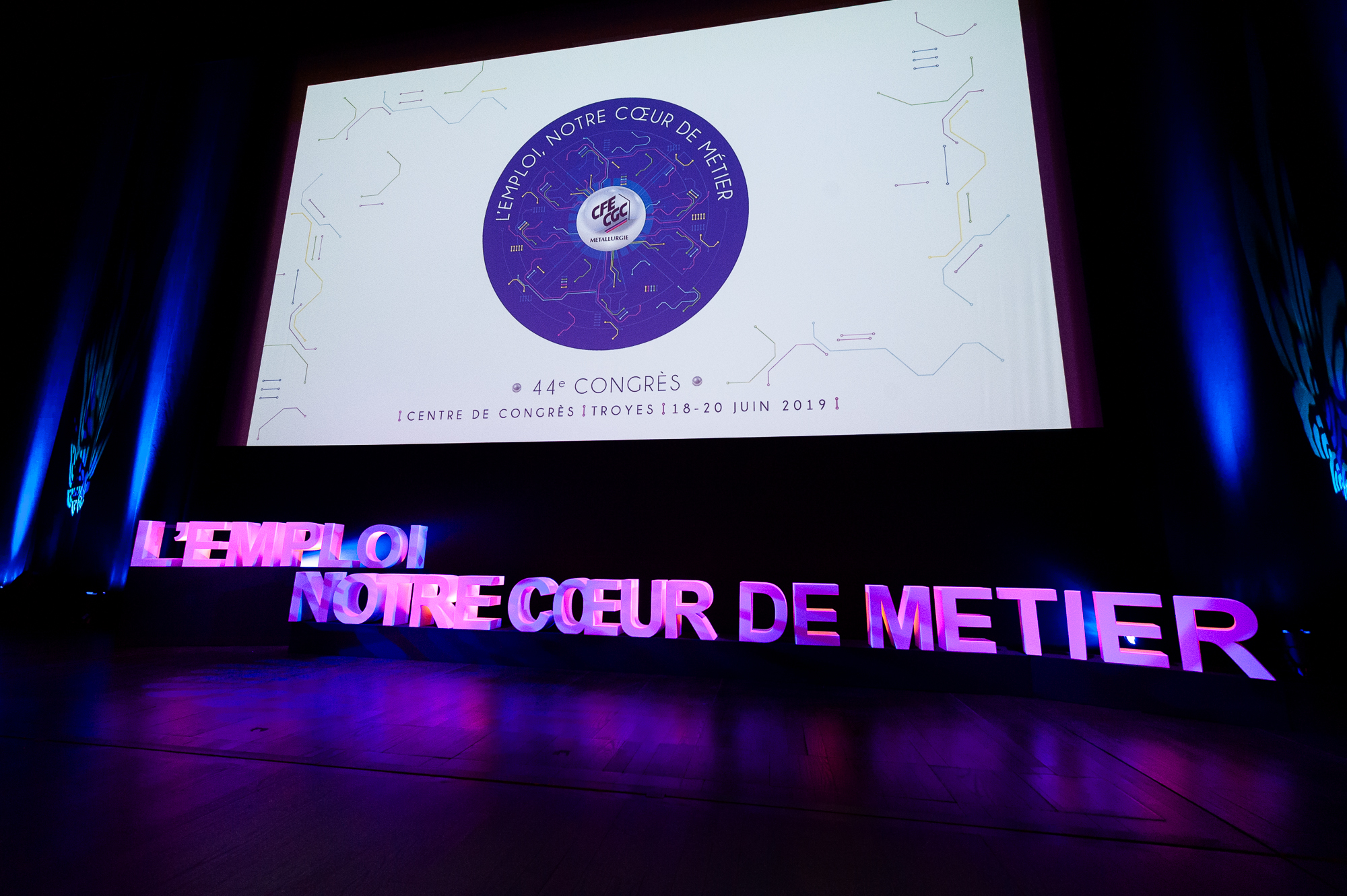 Photographe Évènementiel. CFE-CGC Métallurgie au Centre des congrès de l'Aube.
